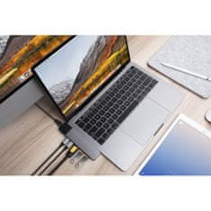 HyperDrive  6 in 2 USB-C HUB, za MacBook Pro, 2xUSB-C PD 100W + 60W