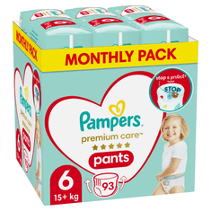 Pampers Premium Care hlačne plenice, vel. 6 (93 kosov)