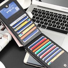 Netscroll Popolno organizirana žepna denarnica za oba spola z veliko prostora, PocketWallet