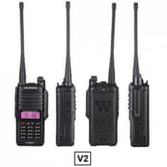 Baofeng Komplet 2 UHF radijskih postaj UV-9R Plus Komplet oddajnika UV-9R Plus (V2)