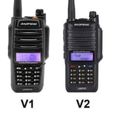 Baofeng Komplet 2 UHF radijskih postaj UV-9R Plus Komplet oddajnika UV-9R Plus (V2)