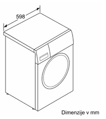 Bosch WNA14400BY pralno-sušilni stroj