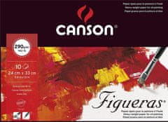 Rayher.	 Blok Canson Figueras 24x33 cm 290 g, 10 listni