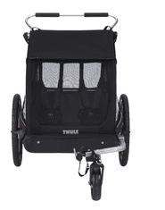 Thule Coaster XT prikolica za kolo in otroški voziček, črn