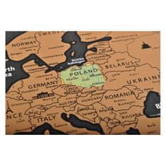 MG World Map zemljevid sveta, praskanka z zastavami in dodatki 2 x 59 cm