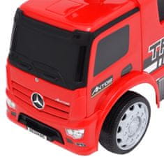 shumee Otroški poganjalec Mercedes-Benz tovornjak rdeč