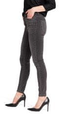 Vero Moda VMSOPHIA Skinny Fit ženske kavbojke 10201804 Dark Grey Denim (Velikost XS/34)