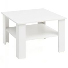 Bruxxi Kavna mizica Ilja, 60 cm, bela