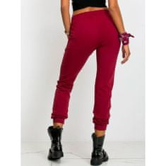 BASIC FEEL GOOD Ženske hlače FASTER temno rdeče barve RV-DR-5040.04X_332193 XS