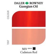 Daler Rowney Oljna barva Georgian 38ml, Cadmium Red