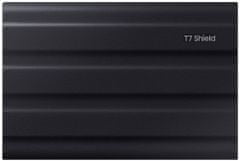 Samsung T7 Shield SSD disk, zunanji, 2TB, črn (MU-PE2T0S/EU)