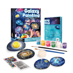 Pingos Komplet za ustvarjanje s kamni Galaxy Painting