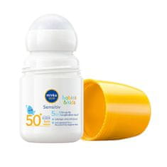 Nivea Krema za sončenje SPF 50+ (Sun Kids Protect & Sensitiv e Roll-On) 50 ml