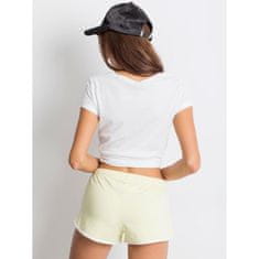 BASIC FEEL GOOD Ženske kratke hlače POLITNESS rumene barve RV-SN-4944.09X_328069 XL