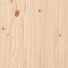 shumee Delovna miza 110,5x50x80 cm trdna borovina