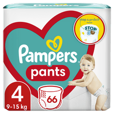 Pampers Pants hlačne plenice, Velikost 4, 9–15 kg, 66 kosov