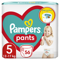 Pampers Pants hlačne plenice, Velikost 5, 12–17 kg, 56 kosov
