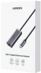 Ugreen mrežna kartica, USB-C, črna (50737)