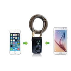 Northix Smartlock - ključavnica brez ključa in z alarmom, Android/iPhone 