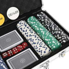 Northix Poker set - 300 žetonov 