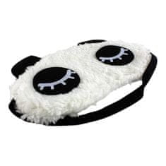 Northix Eyes Closed Panda, puhasta spalna maska za potovanja in sprostitev 