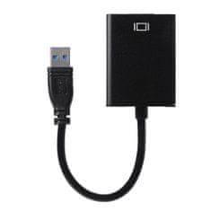 Northix Adapter USB 3.0 na HDMI - črn 