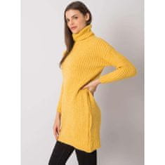 RUE PARIS Ženski pulover z rolojem Daventry RUE PARIS yellow ASM-SW-5041.96P_380149 Univerzalni