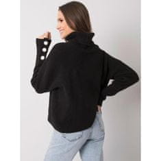 RUE PARIS Ženski pulover z rolojem Emrie RUE PARIS black LC-SW-15-2.01_380820 Univerzalni