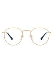 VeyRey očala proti modri svetlobi Ovalni Curda zlata