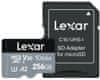Lexar Professional 1066x microSDXC spominska kartica, 256 GB, UHS-I + adapter