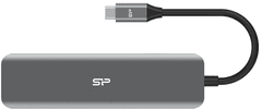 Silicon Power Boost SU20 priklopna postaja, 7 v 1, USB-C, HDMI, SD (SPU3C07DOCSU200G)