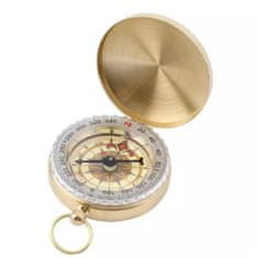 Northix Vintage kompas iz medenine 