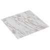 Samolepilne PVC talne plošče 5,11 m² bel marmor