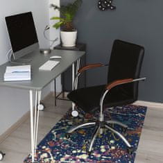 Decormat Podloga za pisalni stol Watercolor spots 100x70 cm 