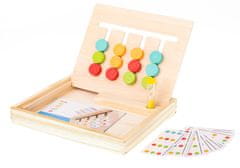 Ikonka Lesena izobraževalna igrača, ki se ujema z barvami