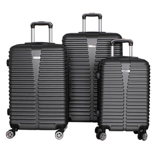 Linder Exclusiv Komplet potovalnih kovčkov Linder Exclusiv MC3080 Grey