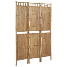 Greatstore 3-delno bambusovo platno, 120 x 180 cm