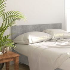 shumee Naslonjalo za glavo postelje, betonsko sivo, 160x1,5x80 cm