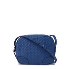 Gucci Ženska usnjena torbica za čez ramo, modra ali črna, 22x17x7 cm, modra
