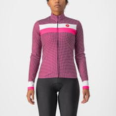 Castelli ženski kolesarski dres Volare LS Jersey, roza, M