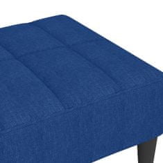 shumee Podnožje, modro, 78x56x32 cm, oblazinjeno s tkanino