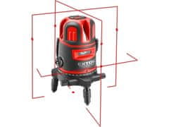 Extol Premium Laserski merilnik Extol Premium (8823311) rdeč linearni, križni samonivelirni