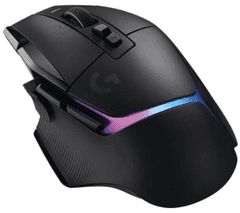 Logitech G502 X Plus Premium miška, brezžična, RGB, črna (910-006162)