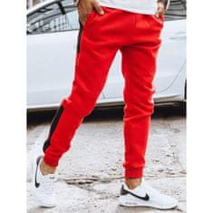 Dstreet Moške športne hlače MILAN rdeče ux3730 M