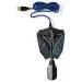 Nedis namizni igralni mikrofon/ prilagodljiva roka/ gumb za utišanje zvoka/ USB/ 3,5 mm priključek/ občutljivost -30 dB/ črna in modra