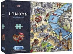 Gibsons London Monuments Puzzle 1000 kosov
