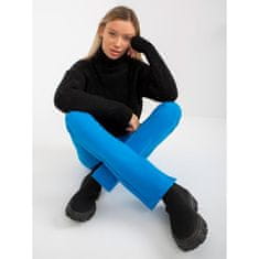 RUE PARIS Ženski pulover z ovratnikom in oversize krojem RUE PARIS črne barve LC-SW-3019.05P_390004 Univerzalni