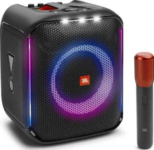 Prenosni zvočnik ima masiven zvok, tehnologija bluetooth, je vodoodporen in ima možnost karaoke 