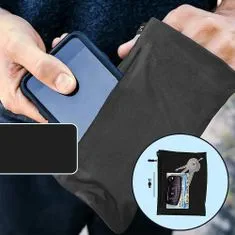 MG Elastic Armband tekaški etui za telefon S, črna