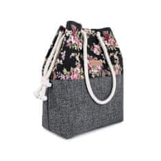ZAGATTO Ročna torbica Black/Tokyo Flowers ZG-602